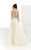 Jasz Couture - Ethereal Beaded Illusion Evening Gown 6016 in White