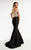Jasz Couture - Beaded Off-Shoulder Two-Piece Gown 6020 in Neutral and Black