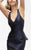 Jasz Couture - Satin Mermaid Evening Gown 6031 in Blue