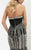 Jasz Couture - Plunging Sweetheart Mermaid Gown 6104 in Black and Silver