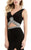 Jasz Couture - Embellished Cutout Evening Gown 6106 in Black