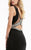 Jasz Couture - Embellished Cutout Evening Gown 6106 in Black