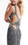 Lush by Jasz Couture - Bejeweled Hourglass Gown  1315 in Gray