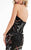 Lush by Jasz Couture - Sequined Illusion Sweetheart Gown  1322 in Black and Multi-Color