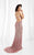 Lush by Jasz Couture - Sequined Cutout Gown  1346 in Pink