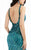 Lush by Jasz Couture - Lotus Ornate Gown 1347 in Blue and Green