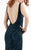Lush by Jasz Couture - Lushly Embellished Gown 1364 in Blue and Green