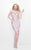 Primavera Couture - Sequined Halter Neck Short Sheath Dress 1626 in Pink