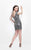 Primavera Couture - Jewel Sequined Cocktail Dress 1649 in Gray
