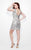 Primavera Couture - Jewel Sequined Cocktail Dress 1649 in Nude