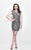Primavera Couture - Jewel Sequined Cocktail Dress 1649 in Gray
