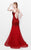 Primavera Couture - Long Sequined Fitted Trumpet Gown 1840 in Red
