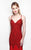 Primavera Couture - Long Sequined Fitted Trumpet Gown 1840 in Red