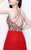 Primavera Couture - Sparkling Halter Evening Gown 1860 in Red