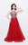Primavera Couture - Sparkling Halter Evening Gown 1860 in Red