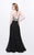 Primavera Couture - Sparkling Halter Evening Gown 1860 in Black