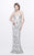 Primavera Couture - Vibrant Two-Piece Strapless Sweetheart Sheath Gown 1884 in White