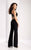 Clarisse - 3004 Two Piece Embellished Pantsuit in Black