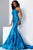 Jovani - Backless Prom Dress JVN33064 in Blue