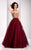 Clarisse - 3011 Beaded Sweetheart Ballgown in Red and Gold