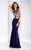 Clarisse - 3020 Adorned Illusion Two-Piece Gown in Purple