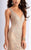 Clarisse - 3090 Crystal Embellished Sheath Gown in Neutral