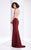 Clarisse - 3184 Crystal Crusted Halter Gown in Red