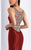 Clarisse - 3187 Embellished Jewel Mermaid Dress in Red