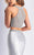 Clarisse - 3190 Two Piece Halter Mermaid Dress in Silver