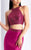 Clarisse - 3190 Two Piece Halter Mermaid Dress in Pink