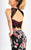 Clarisse - 3209 Two Piece Lace Floral Mermaid Gown in Black and Printed