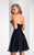 Clarisse - 3214 Strapless Sweetheart A-line Lace Dress in Black