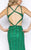High Neck Gown Style 4516A  in Green