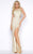 High Neck Gown Style 4516A  in Gold