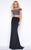 Cassandra Stone - 40605A Two Piece Gown Style in Black