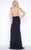Cassandra Stone - 40619A High Neck Gown Style in Black