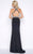 Cassandra Stone - 40667A Slip Gown Style in Black