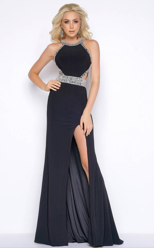Cassandra Stone - 40667A Slip Gown Style in Black
