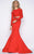 Cassandra Stone - 65906A Two Piece Gown Style in Red