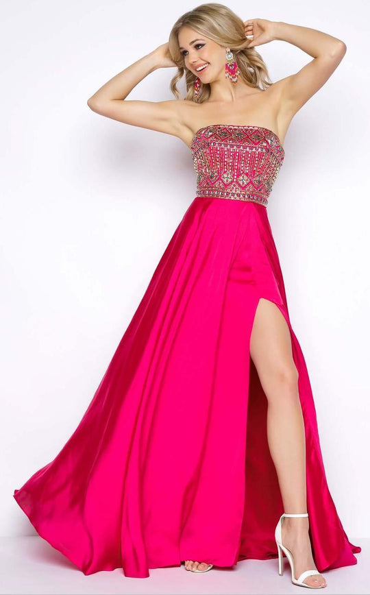 Cassandra Stone - 65962A Bustier Style in Pink