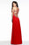 7513 Elaborately Ornate Multi-Strap Sheath Gown