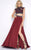 Cassandra Stone - Two Piece Cap Gown Style 76968A in Red