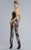 Janique - K6561 Strapless Sweetheart Lace Jumpsuit In Black and Neutral