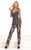 Janique - K6561 Strapless Sweetheart Lace Jumpsuit In Black and Neutral