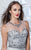 Shail K - Long Lavish Illusion Sweetheart A-Line Prom Dress 1122 In Silver