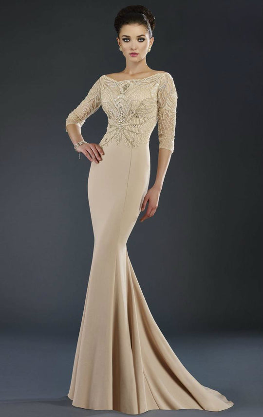 Janique  7521  Dress in Champagne