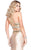 Shail K - Two Piece Ornately Beaded Bustier Mermaid Prom Dress 4039  In Gold