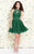 Shail K - Ethereal Lace Appliqued Halter A-Line Prom Dress 4083 In Green
