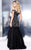 Shail K - Beaded Sweetheart Tulle Mermaid Gown 4097 In Black