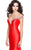 Shail K - Dazzling Jewel Crusted Off-Shoulder Mermaid Gown 40832  In Red